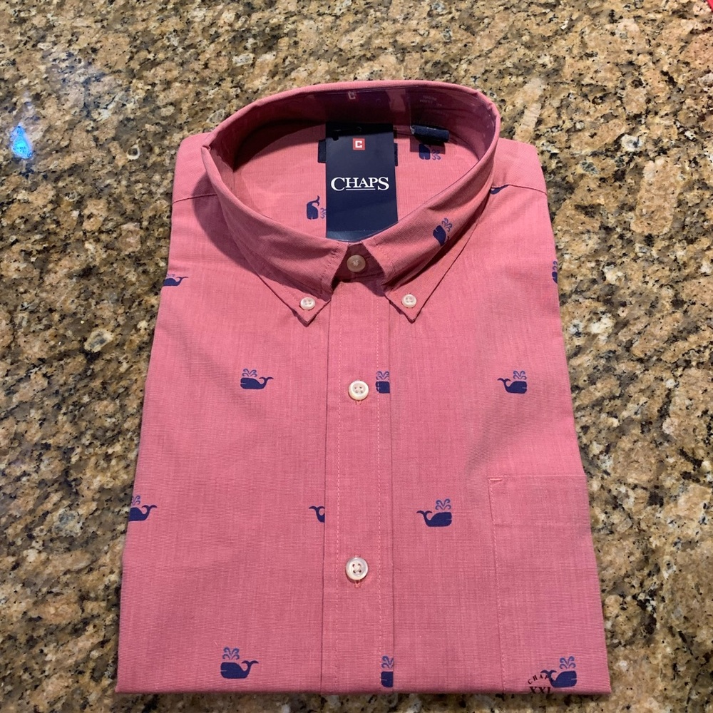 NWT! Chaps XXL Short Sleeve Button Down